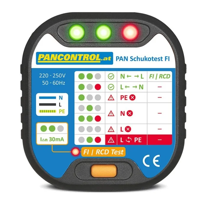 Schukotest – Comprobador de enchufes (cat. II, 600 V)