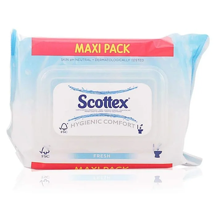 Scottex Papel Higiénico Húmedo – 84 Unidades