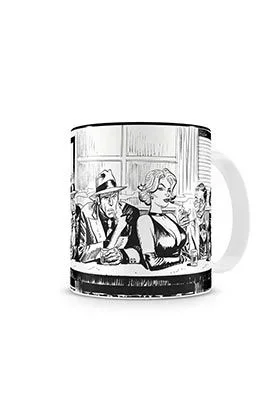 SD toys Bar Taza Torpedo, Cerámica, Blanco, 10 cm