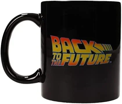 SD toys Regreso Al Futuro Panel Control Taza, Cerámica, Negro y Naranja, 10x14x12 cm