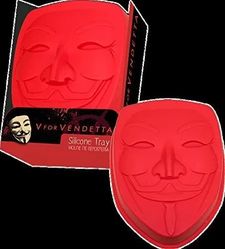 SD Toys SDTWRN02239 – Molde para horno de silicona, diseño V De Vendetta Molde Silicona, Centimeters