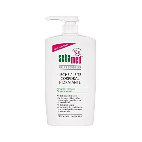 Sebamed Leche Corporal Hidratante 750ml – Leche hidratante para pieles normales sensibles, indicada para uso diario
