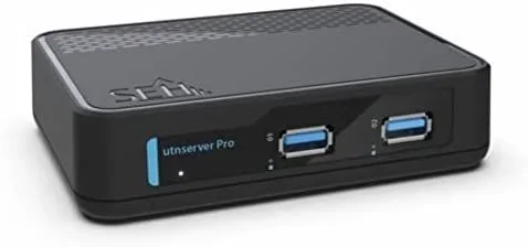 SEH utnserver Pro servidor de impresión LAN Ethernet Negro