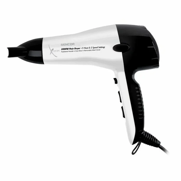 Sencor SHD 6600W secador 2000 W Negro, Blanco