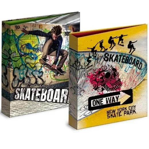 Senfort carpeta 4 anillas 35mm skateboard surtido