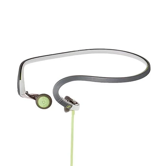 Sennheiser PMX 686G – Auriculares deportivos contorno de cuello, color negro/verde