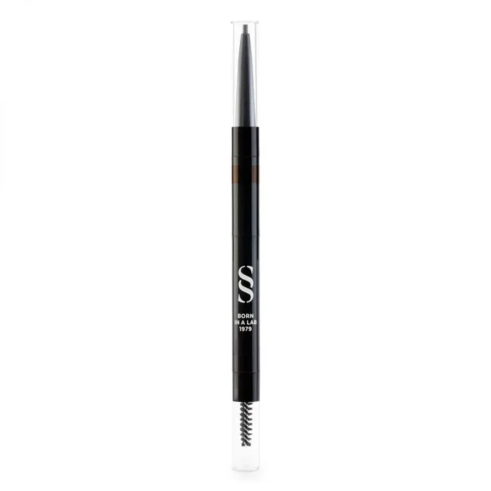 Sensilis Lápiz de Cejas Eyebrow Sculptor 3 en 1 que Dibuja, Rellena y Peina – Tono 2 Taupe