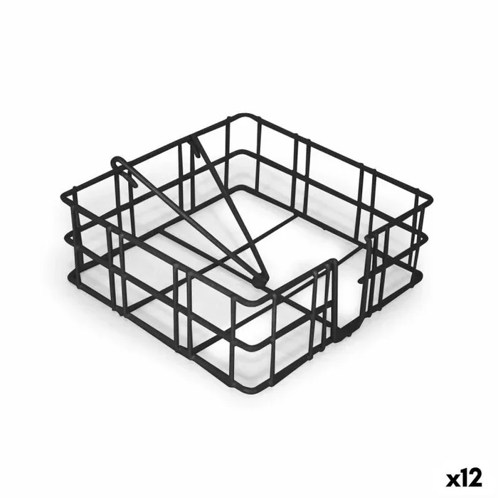 Servilletero confortime metal 18 x 18 x 6,5 cm (12 unidades)