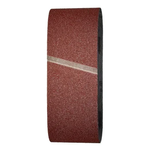 Set 3 lijas de banda, corindón, grano40, 75x533mm 1916000 wolfcraft