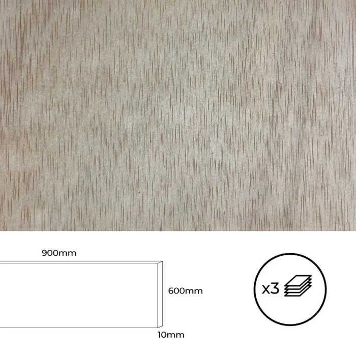 Set 3 tableros mdf 900x600x10mm. bertini