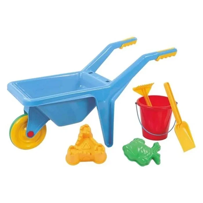 Set de carretilla de playa con accesorios avc 13078 (6 pcs) 63 x 34 x 30 cm