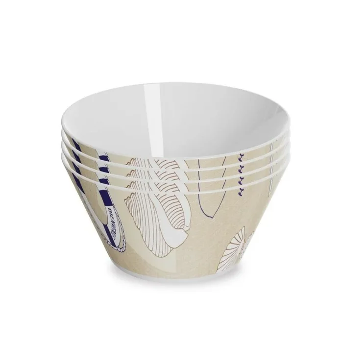 Set de cuencos versa seaside polietileno rpet 4 piezas