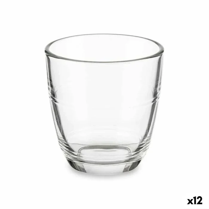 Set de vasos transparente vidrio 90 ml (12 unidades)