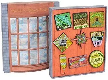 Set pins harry potter tienda weasleys wizard wheezes