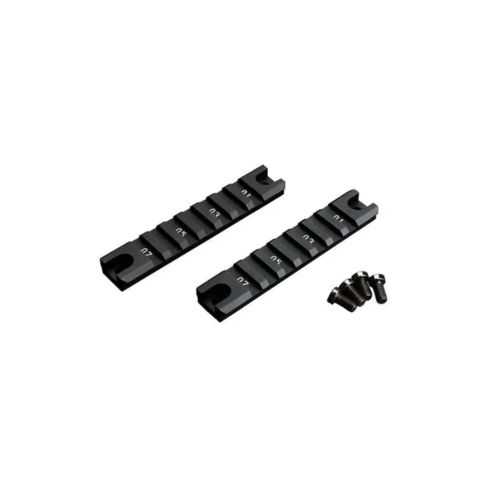 Set Railes Cortos De Aluminio CNC Para SR36 Series 2 Uds.