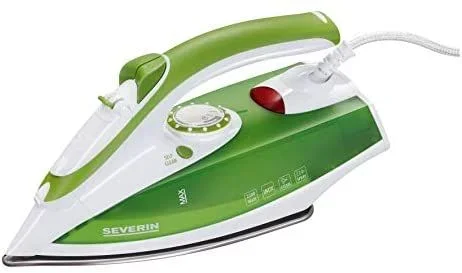 Severin BA3242 plancha Plancha vapor-seco Suela de acero inoxidable 2200 W Verde, Plata, Blanco
