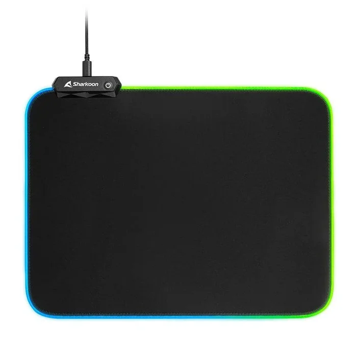 Sharkoon 1337 RGB V2 Gaming Mat Alfombrilla de ratón para juegos Negro