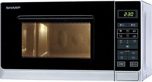 Sharp Home Appliances R-242INW microondas Encimera Solo microondas 20 L 800 W Plata