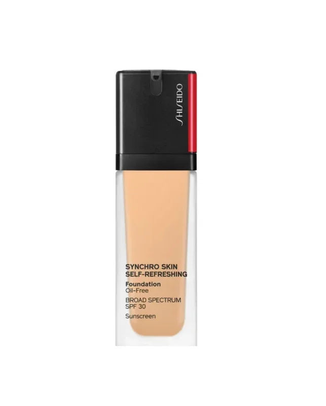Shiseido, synchro skin self-refreshing, oil-free, liquid foundation, 310, silk, spf 30, 10 ml *tester