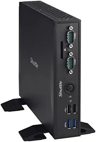 Shuttle XPС slim DS77U3 PC/estación de trabajo barebone 1,3 l tamaño PC Negro Intel® SoC BGA 1356 i3-7100U 2,4 GHz