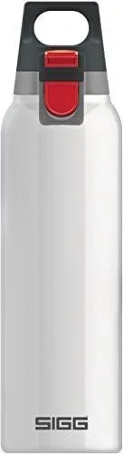 SIGG Hot & Cold ONE Botella térmica (0.5 L), cantimplora térmica aislante sin sustancias nocivas, botella de acero inoxidable para usar con una mano