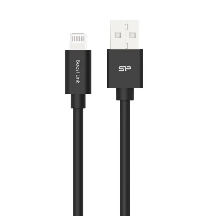 Silicon Power SP1M0ASYLK15AL1K cable de conector Lightning 1000 m Negro