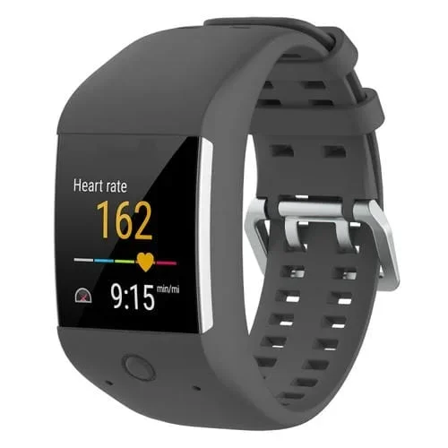 Silicone Sport Watch Band Polar M600 Correa Deportiva (Gris)
