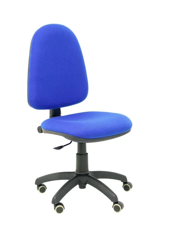 Silla Ayna bali azul ruedas de parqué