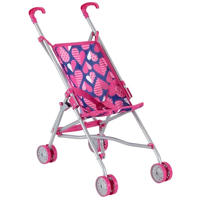 Silla muñeca plegable corazones 51x26x55 cm