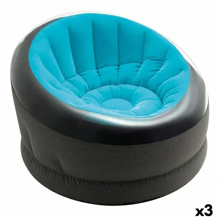 Sillón hinchable intex empire 112 x 69 x 109 cm (3 unidades)