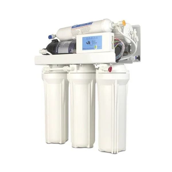 Sistema de osmosis inversa doméstica Yatek -B de 5 etapas de filtrado, con tanque de almacenaje de 12 litros