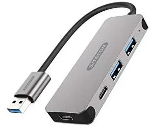 Sitecom CN-399 hub de interfaz USB 3.2 Gen 1 (3.1 Gen 1) Type-A 5000 Mbit/s Gris