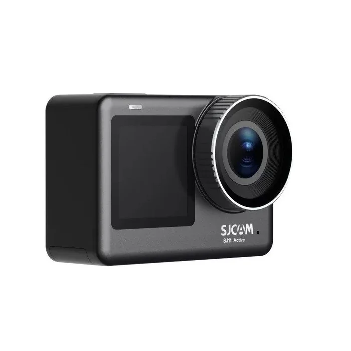 SJCAM SJ11 Cámara Deportiva 4K 30FPS Doble Pantalla WiFi Cámara de Video, 10M Cuerpo/30M Impermeable, Cámara subacuática 30M con 154° Gran Angular, Estabilización 6-aixs, 2.4Ghz/5Ghz Remoto