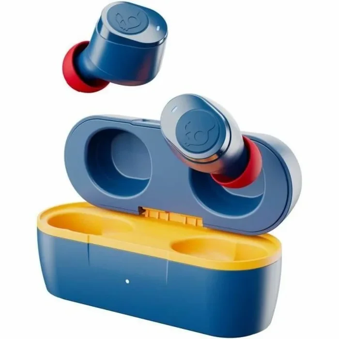 SKULLCANDY Cascos Totalmente Inalámbricos In Ear Jib Bluetooth 5.0, Resistentes al Agua y 22 Horas de Autonomía – Azul