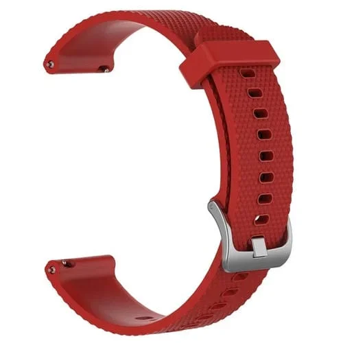 Smart Watch Silicone Watch Band para Polar Vantage M 22cm (Rojo)