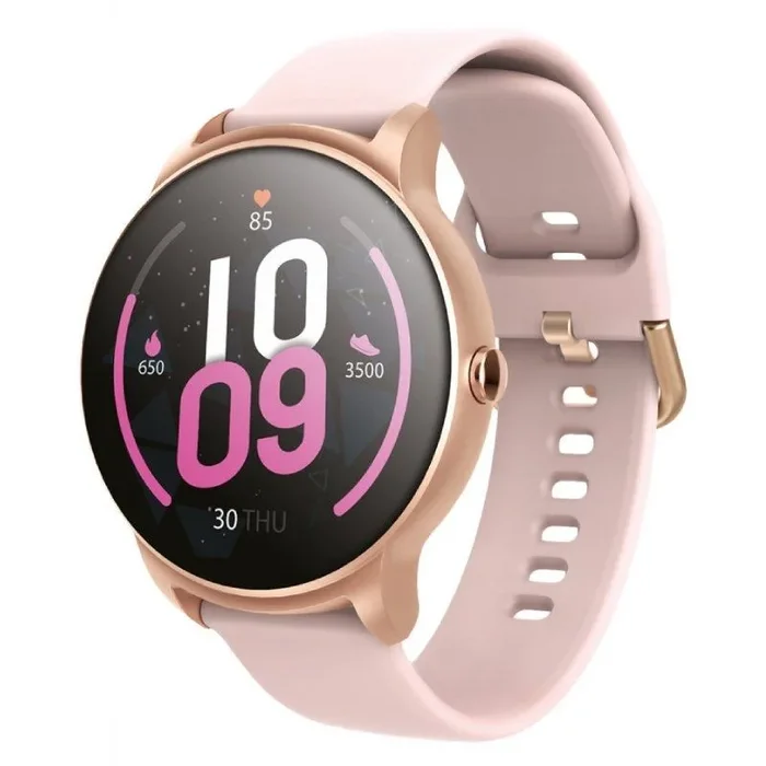 Smartwatch forever forevive 2 sb-330/ notificaciones/ frecuencia cardíaca/ oro rosa