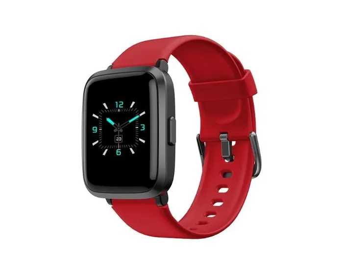Smartwatch multisport squarefit bp red leotec