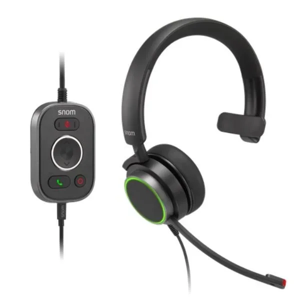 Snom A330M Auriculares Alámbrico Diadema USB tipo A Negro