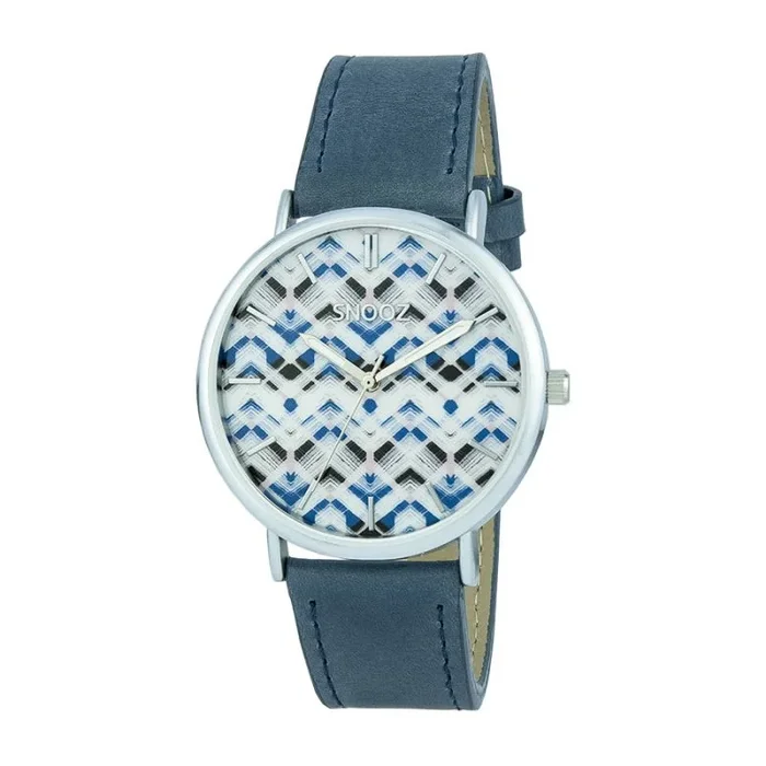 SNOOZ Reloj Unisex Analogico Cuarzo con Correa de Piel SAA1041-74