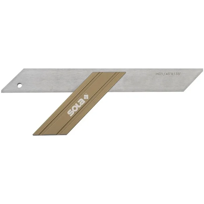 Sola SO56031101, Ángulo para ingletes GWB 300, 300 x 110 mm, herramienta precisa para cortar y medir ángulos en carpintería.