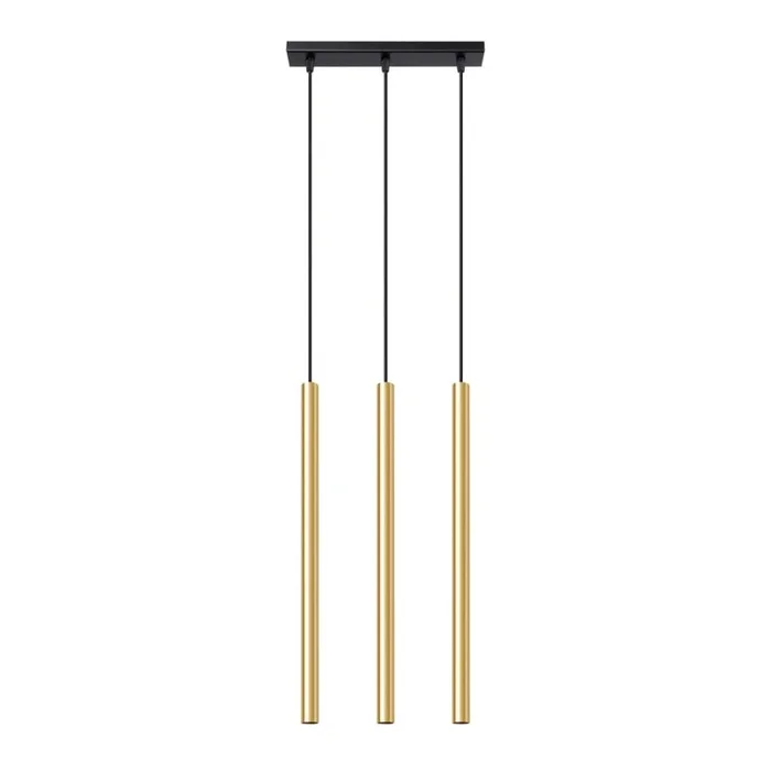 Sollux Pastelo Lámpara de techo colgante de barra moderna oro pulido 3x G9