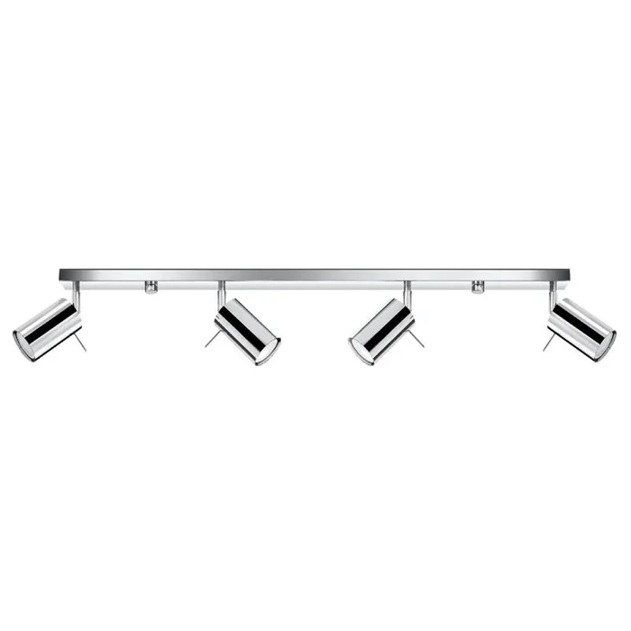 Sollux plafoniera ANELLO 4L cromo L: 80, B: 8, H: 15, GU10, dimmable