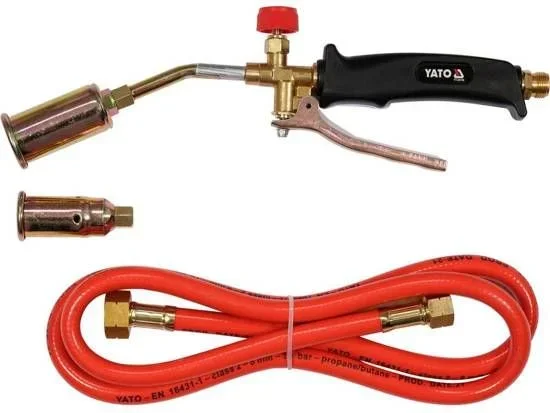 Soplete de gas Yato YT-36740, 3 cm, ideal para trabajos de soldadura y bricolaje, diseño compacto, fácil de usar, control de temperatura preciso, encendido rápido y seguro.