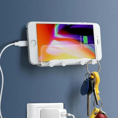 Soporte de Base de Carga de Pared Punzonado Libre (Blanco)