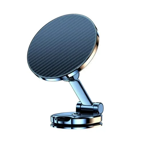Soporte de Navegación Plegable Adhesivo Magnético para Teléfono Móvil para Coche (Negro)