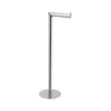 Soporte de papel higiénico 2 en 1 Joseph Joseph EasyStore Luxe, soporte elegante de acero inoxidable, capacidad para 4 rollos, fácil de montar.