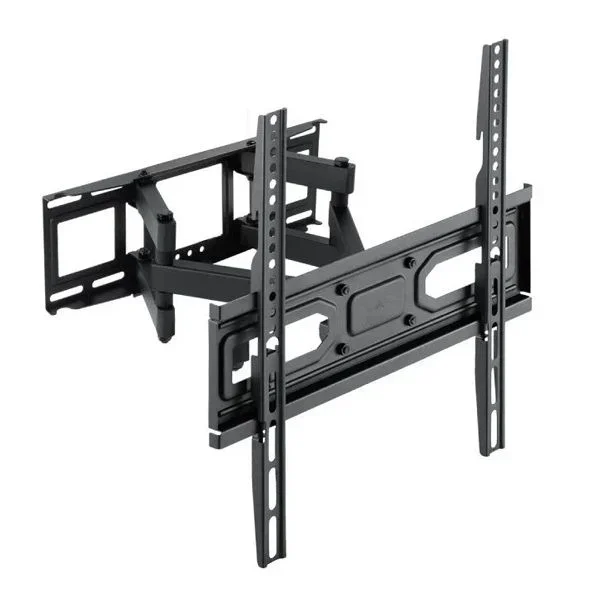 Soporte de pared para pantalla tooq lp7846tn-b doble brazo con giro e inclinacion 32- 70 max 35kg vesa 100×100 hasta 400×400 negro