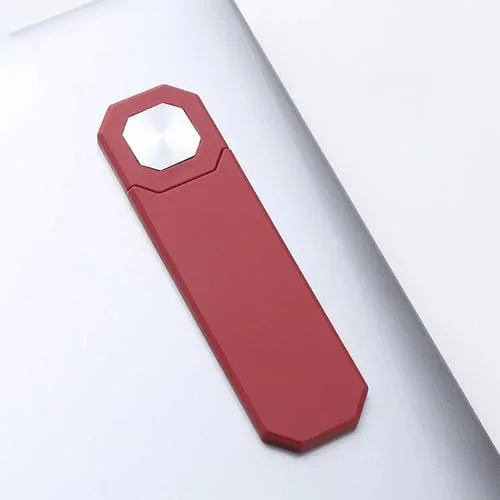 Soporte de Teléfono Magnético Telescópico para Computadora Portátil y Automóvil (Tea Red)