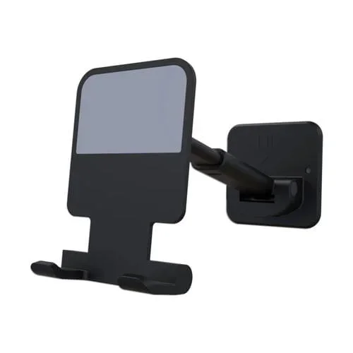 Soporte de Teléfono Móvil Cct11 Levantamiento Plegable Pared Cocina Baño (Negro)