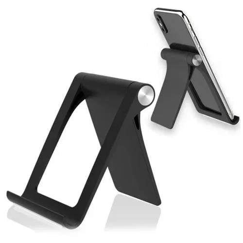 Soporte Universal Giratorio Zm-7 360 Grados para Teléfono Móvil y Tableta Soporte de Escritorio (Negro)